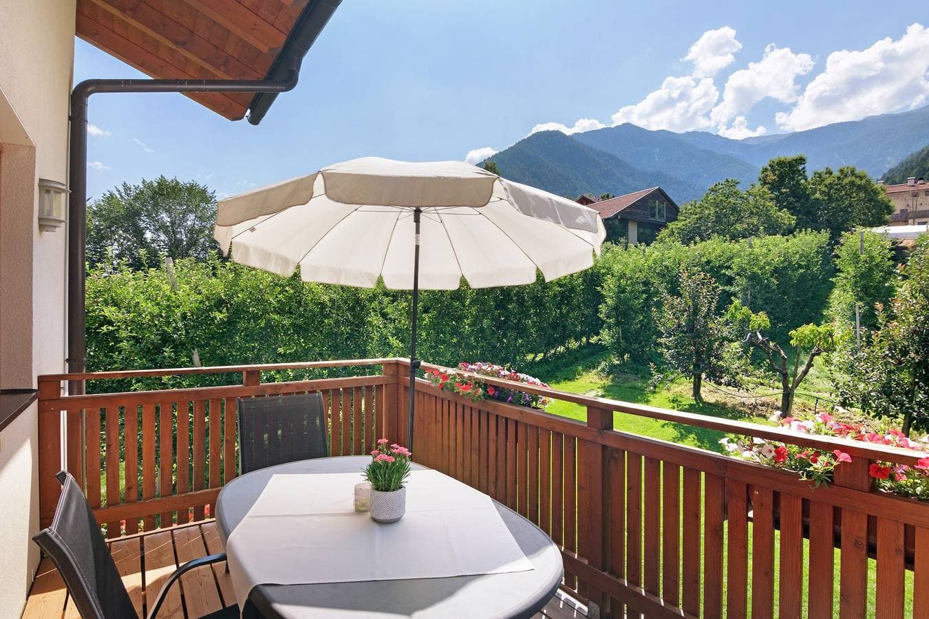 Foto 10 von 29: Apartment 'Siglgut Ferienwohnung Wendy' mit Bergblick, Gemeinschaftsterrasse & WLAN
