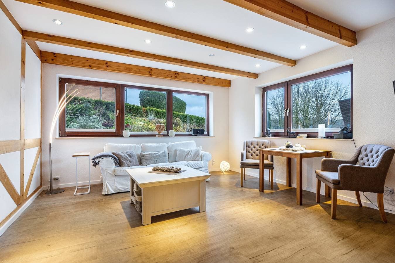 Foto 8 von 25: Ferienwohnung Silberborth mit privater Terrasse, Gemeinschaftsgarten und Sauna
