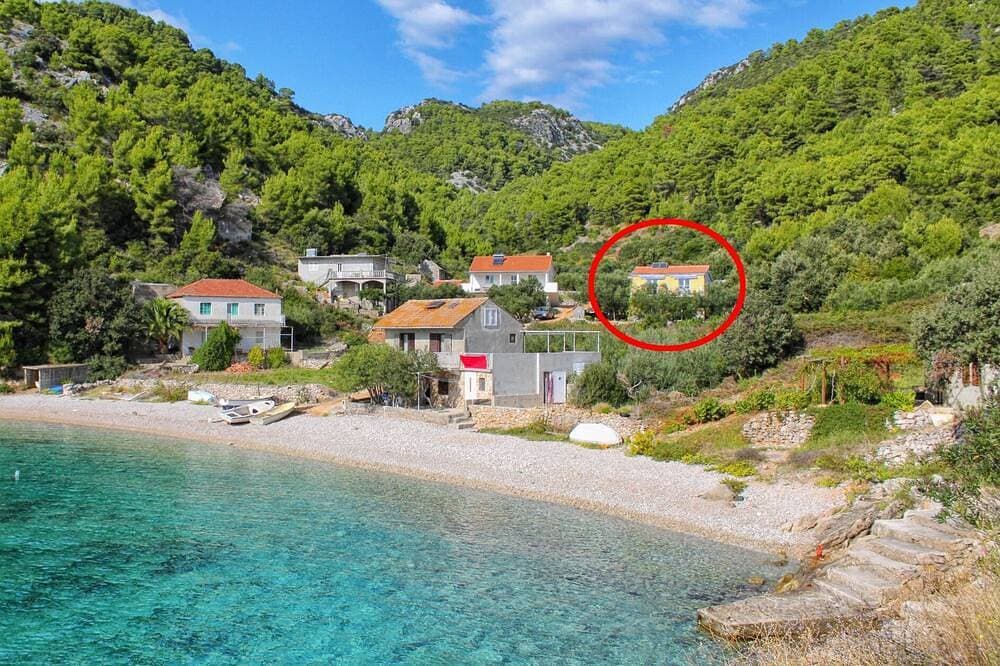 Foto 5 von 14: 1-Zimmer-Ferienwohnung am Strand Bucht Skozanje, Hvar