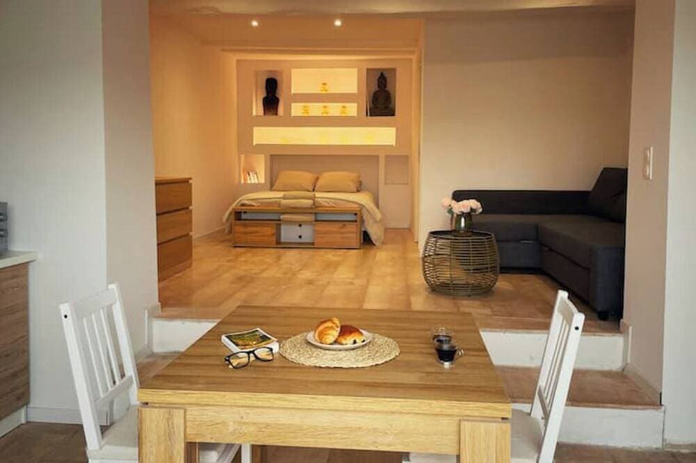 Foto 7 von 17: 2-room open-plan air-conditioned garden view St Paul