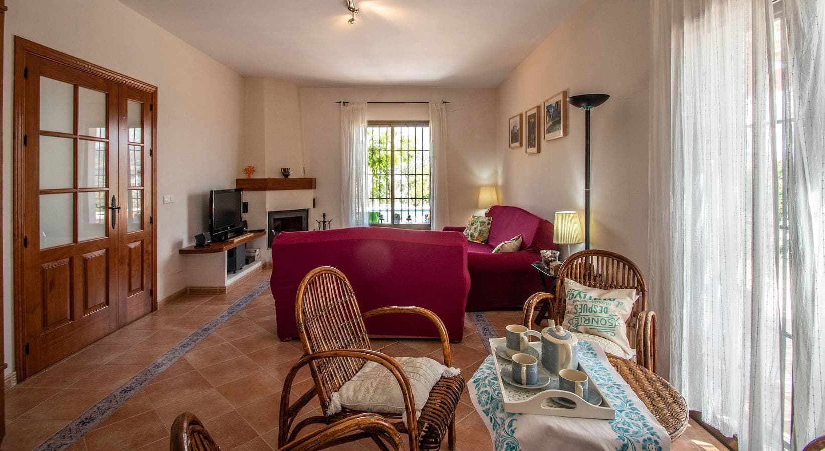 Foto 5 von 35: Villa "Caminito del Rey" mit Bergblick, Pool, Garten, Klimaanlage und WLAN