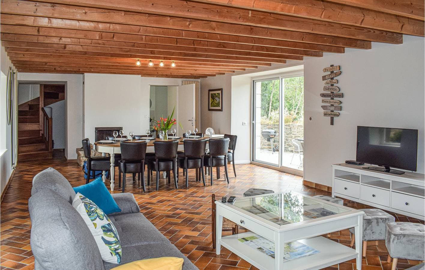 Foto 5 von 55: Seaview Retreat: 220 qm mit Parkplatz, Garten, Internet, Feuerstelle - in der Nähe von Plouézec (1,5km zur Küste)