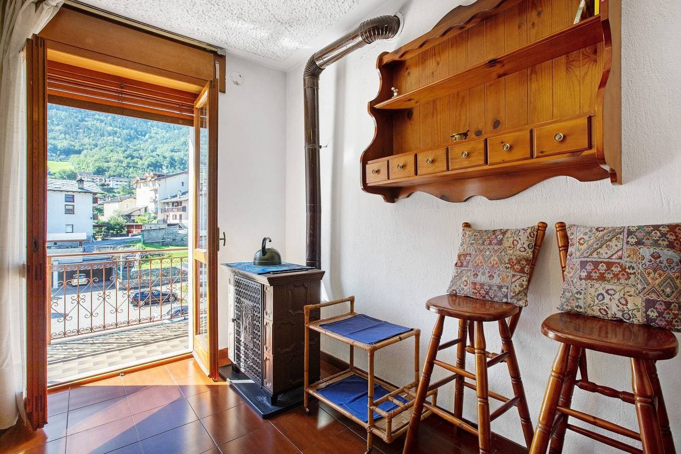 Foto 5 von 36: Ferienwohnung 'Casa Lella Clemy' mit Bergblick, Balkon und WLAN