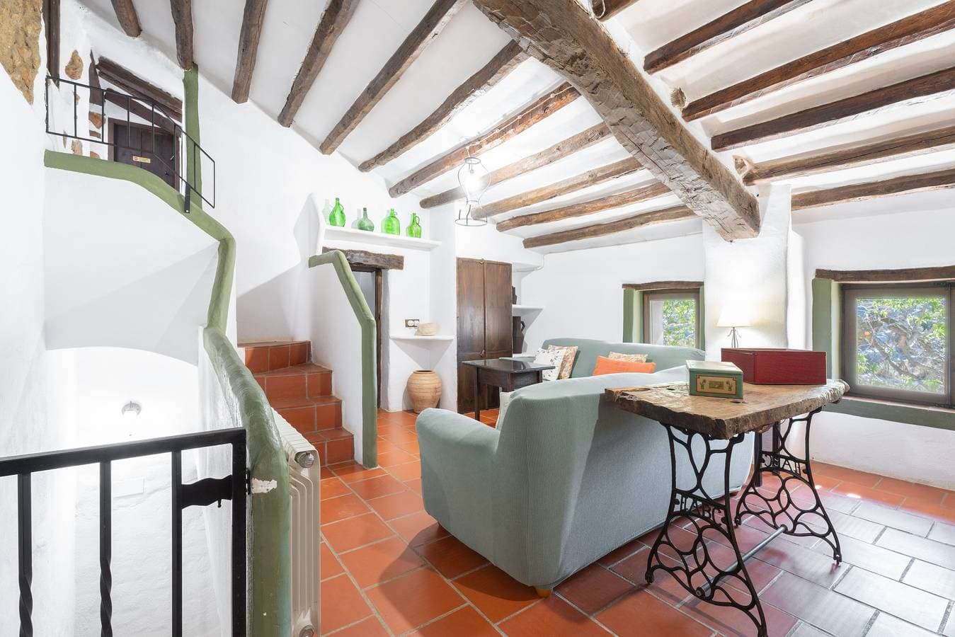 Foto 7 von 43: Ferienhaus 'Molí Colomer' mit Bergblick, Gemeinschaftspool und privater Terrasse