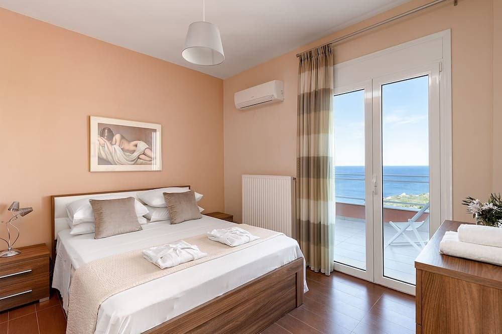 Foto 2 von 30: Villa Anemolia! Mit privatem Pool & Garten! Einzigartiger Meerblick! 1 km zum Strand!