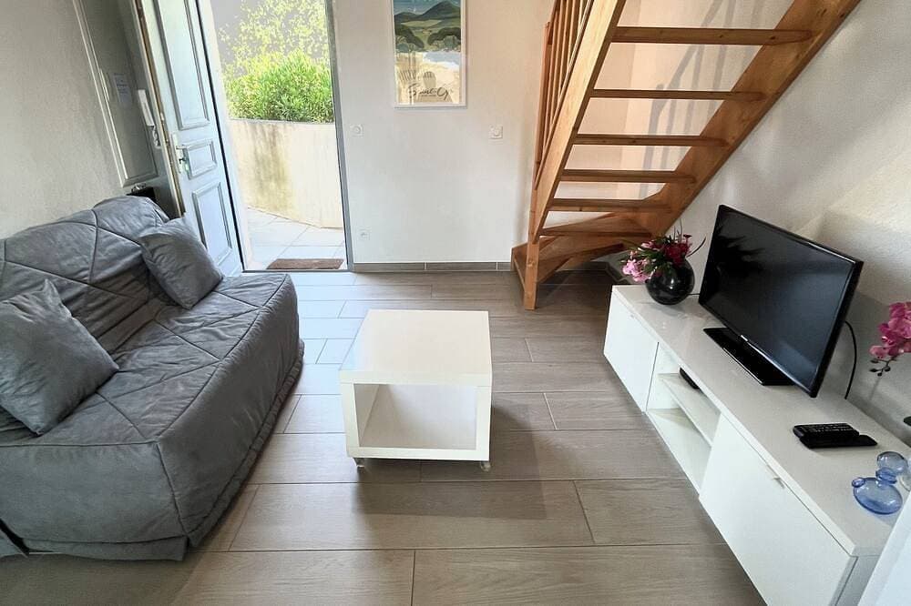Foto 13 von 30: T2 Wohnung, 40 m2 350 m vom Strand von Lecques, ruhig. Klimaanlage, privater Parkplatz