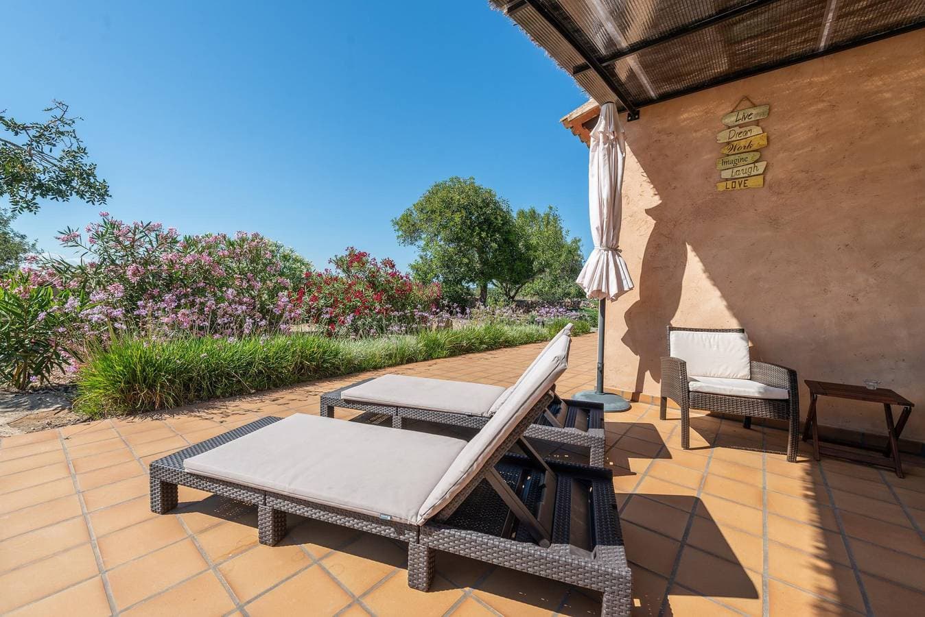 Foto 10 von 47: Can Miquel - Gepflegtes Landhaus mit privatem, erhöhten Pool in der Nähe eines paradiesischen Strandes. WiFi gratis