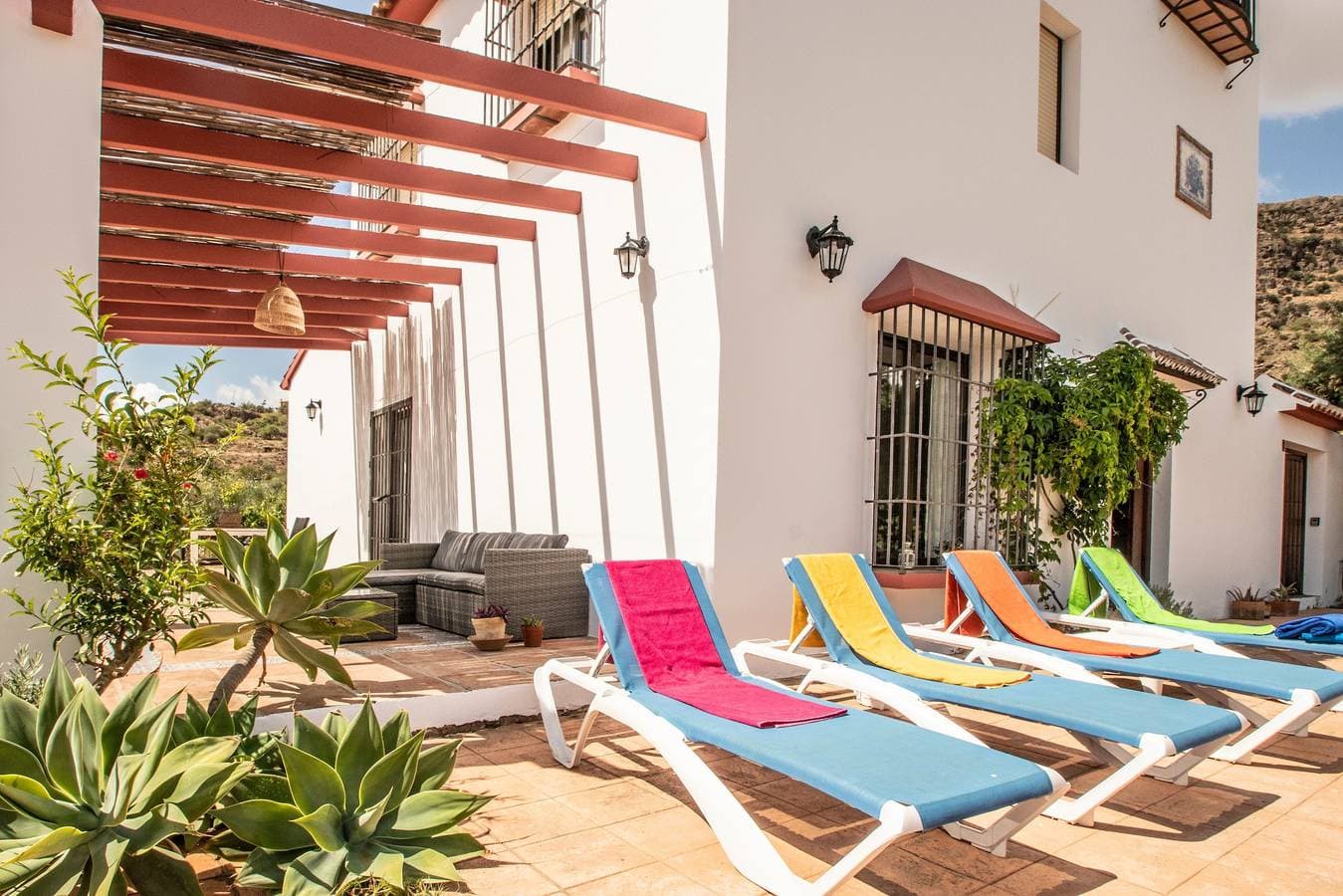 Foto 2 von 35: Villa "Caminito del Rey" mit Bergblick, Pool, Garten, Klimaanlage und WLAN