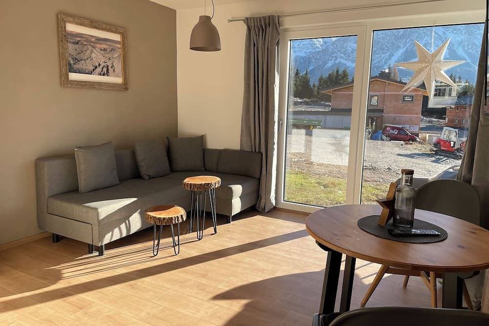 Foto 4 von 29: Chalet Apartment mit Panorama Bergblick am Fuße der Zugspitze