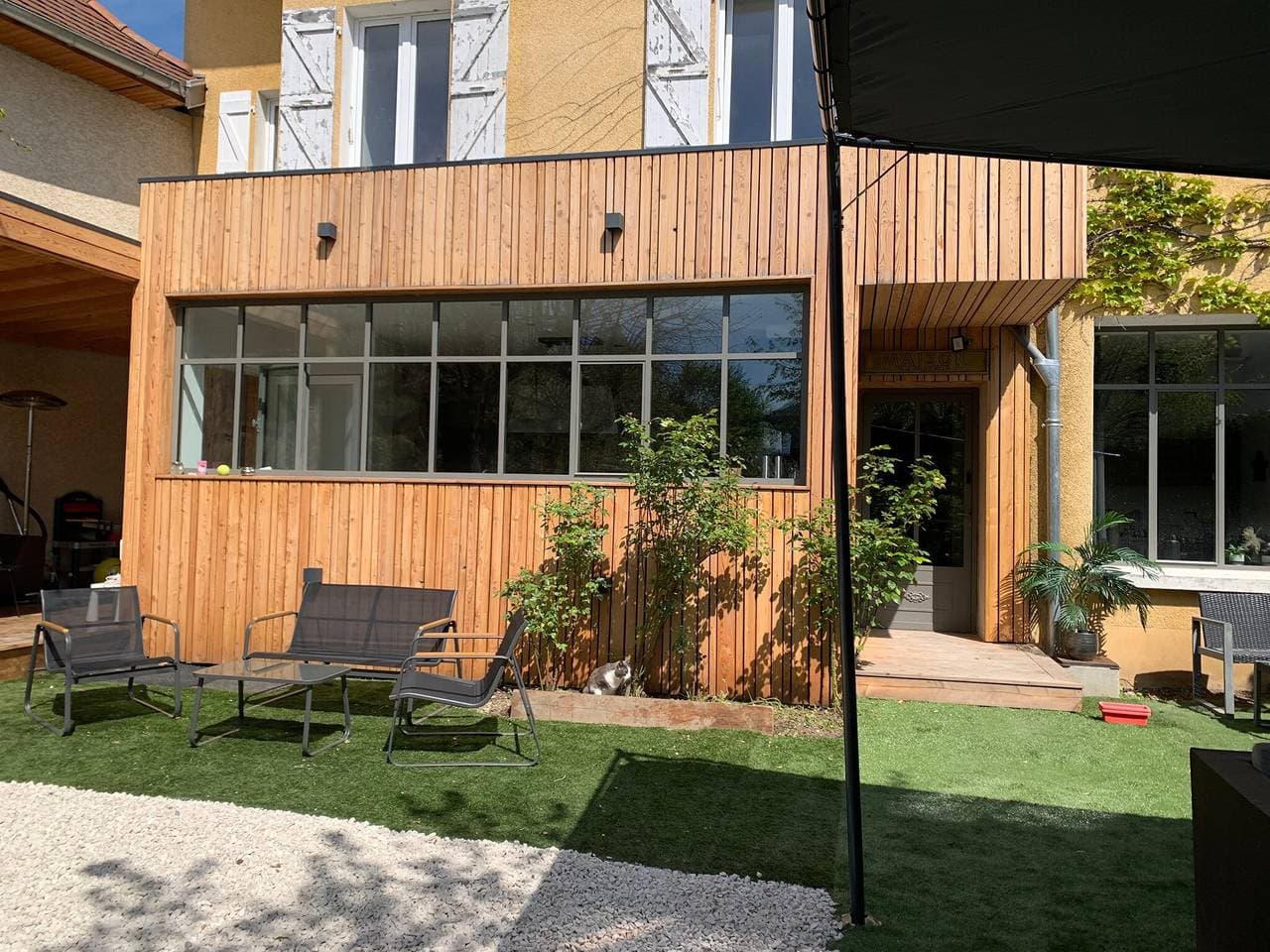 Foto 2 von 45: Gîte Les Tilleuls mit Gemeinschaftsgarten und Whirlpool