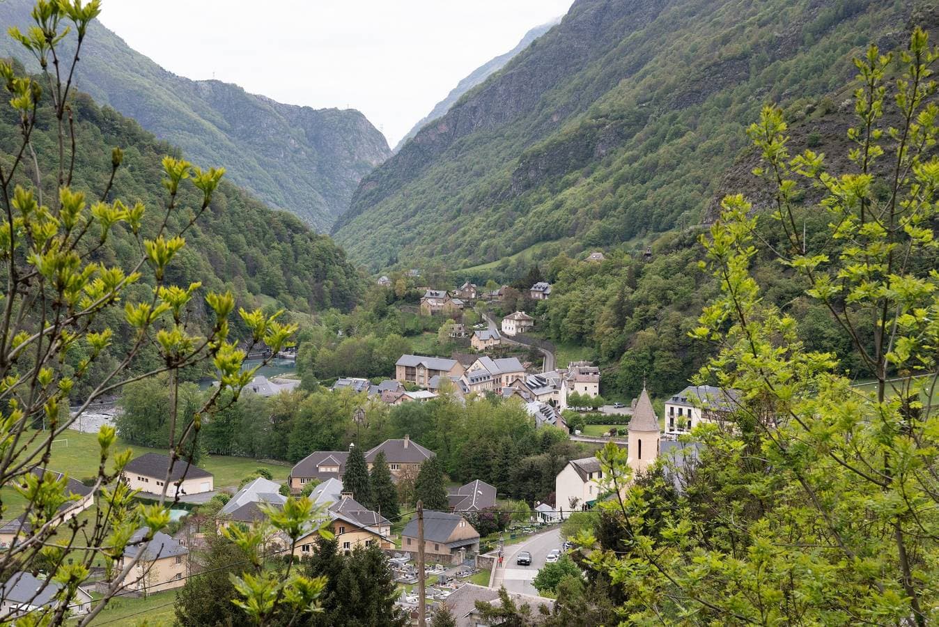 Foto 5 von 20: Ferienhaus 'Cottage Au Calme' mit Bergblick, privater Terrasse und privatem Garten