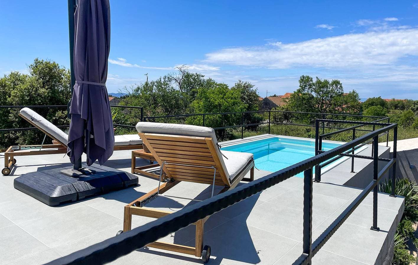 Foto 8 von 24: Gemütliche 2-Zimmer-Wohnung mit Pool, in der Nähe von Gdinj und der Küste