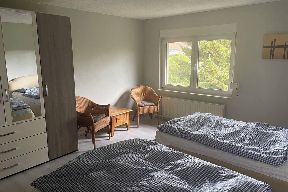 Foto 2 von 26: Ferienhaus „Oberharzruhe“ - Maisonett Wohn Tannenblick bis 7 P., 3 Schlaf Balkon