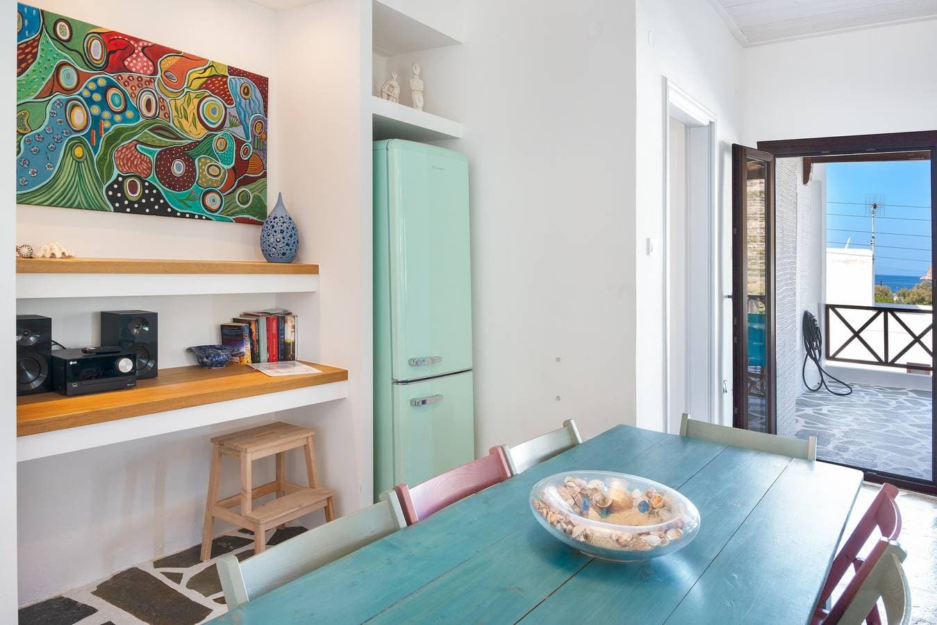 Foto 13 von 32: Ferienwohnung 'Dendrinos House' mit Meerblick, WLAN und Klimaanlage