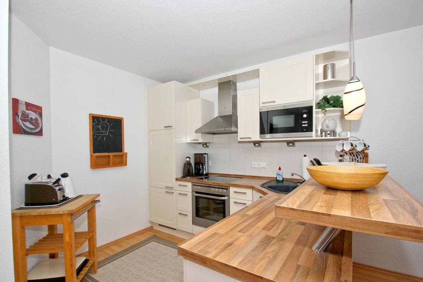 Foto 7 von 21: Hafennahe Ferienwohnung mit Balkon und Meerblick - Hafenhäuser Wiek 14