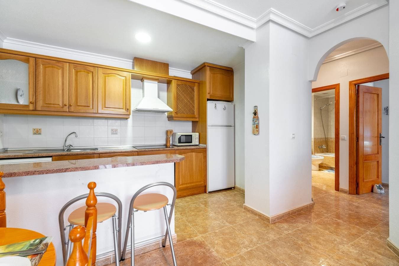 Foto 9 von 26: Ferienwohnung „En El Cabo Roig“ mit Gemeinschaftspool, privatem Balkon & WLAN