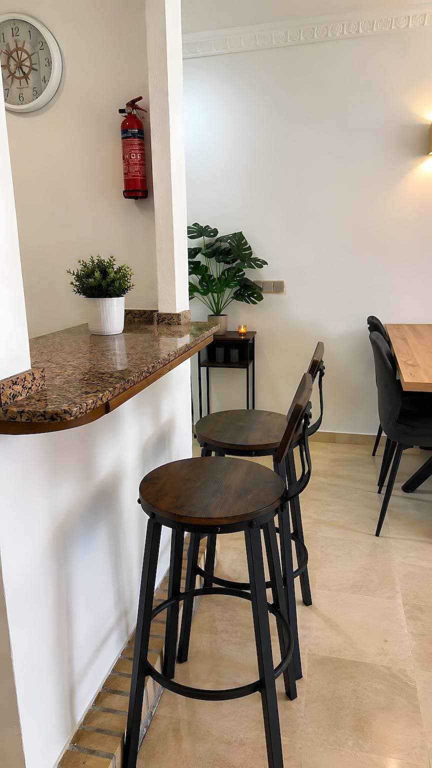 Foto 8 von 23: Palm Beach Apartment mit Pool, Parkplatz und Meerblick in Fuengirola