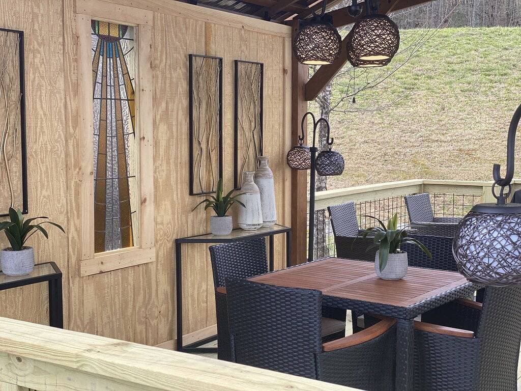 Foto 10 von 34: Glamping in Blue Ridge, Salzwasserpool, Whirlpool, asphaltierter Zugang, perfekte Lage