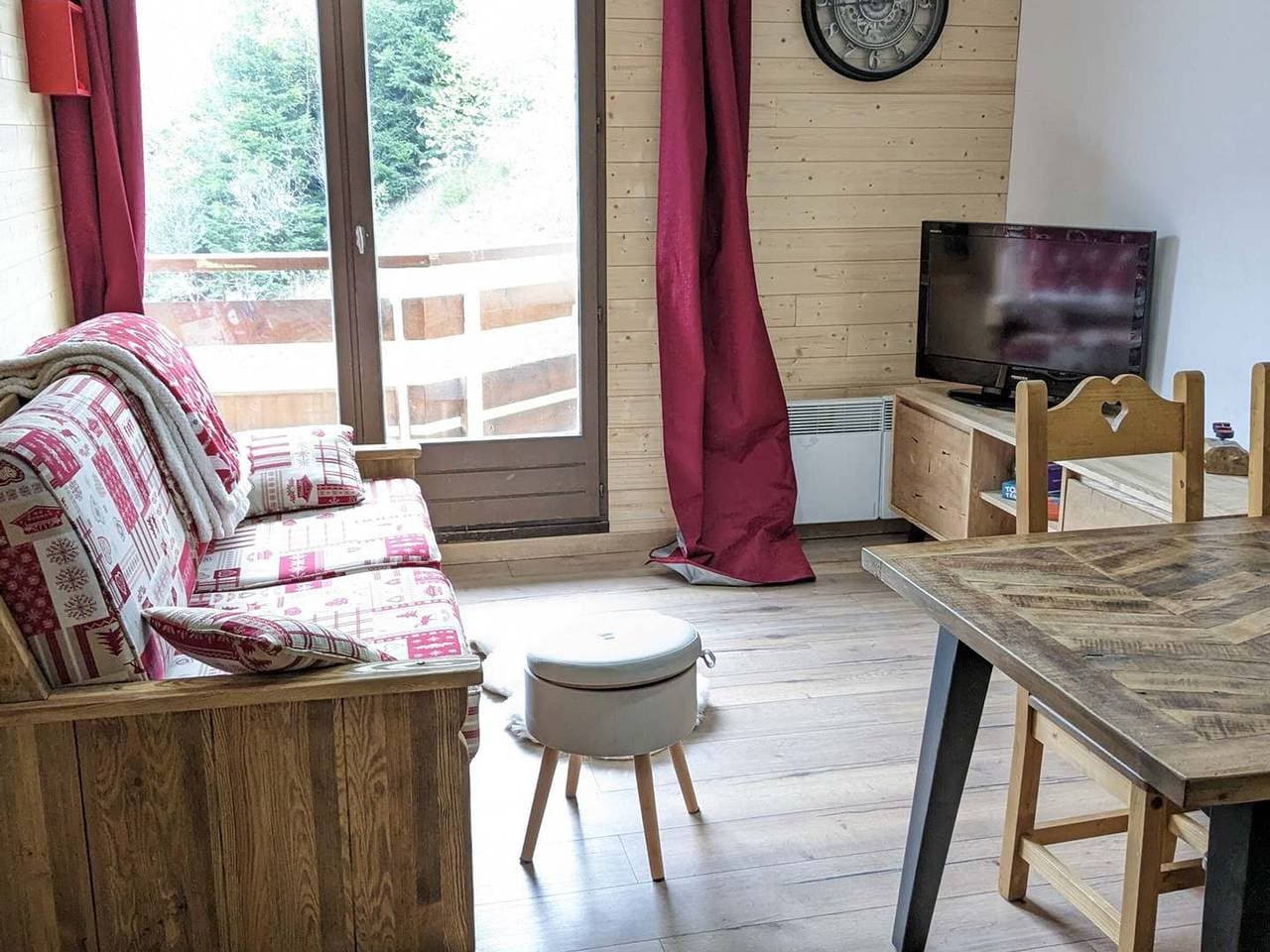 27m² Wohnung, direkt an der Piste, 5 Pers, Balkon 1