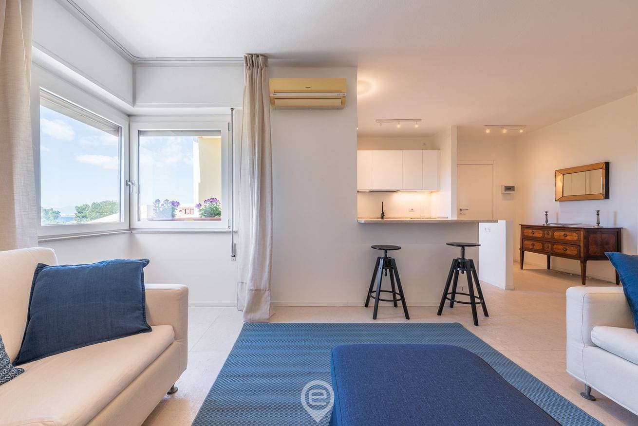 Foto 10 von 34: Ferienwohnung für 2 Personen mit Meerblick