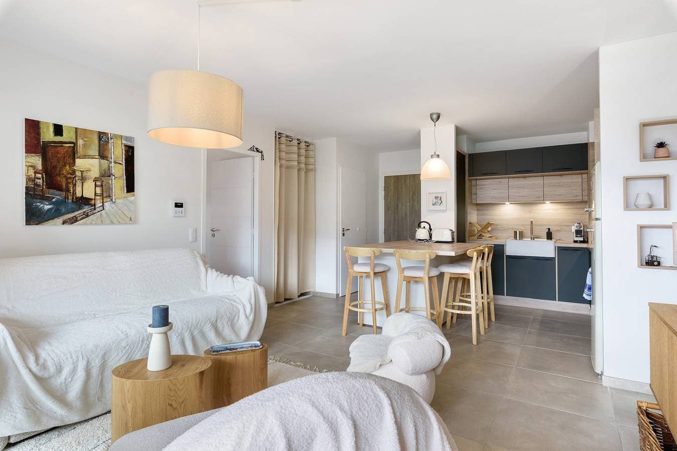 Foto 4 von 31: Appartement „Écrin Montagnard – Horizon Vercors“ mit Bergblick und Balkon