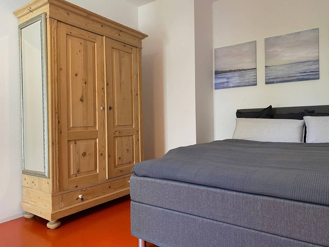 Foto 7 von 16: Ferienwohnung Falterweg mit 40m², 1 Schlafzimmer, für max. 2 Erwachsene + 1 Kleinkind + 1 Hund