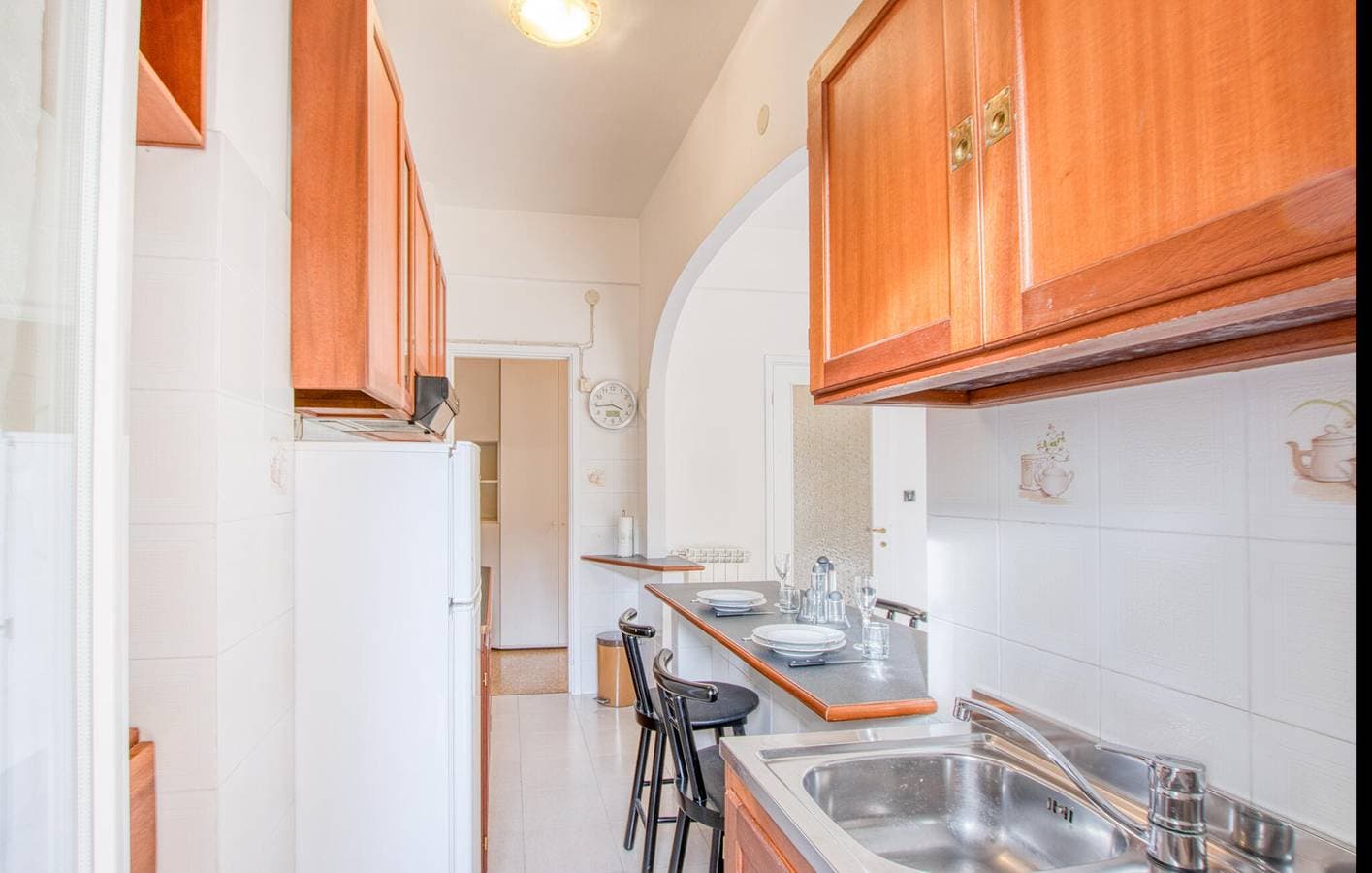 Foto 10 von 19: Gemütliche Ferienwohnung mit Parkplatz und WLAN, 1,5 km vom Strand von Pomaro entfernt