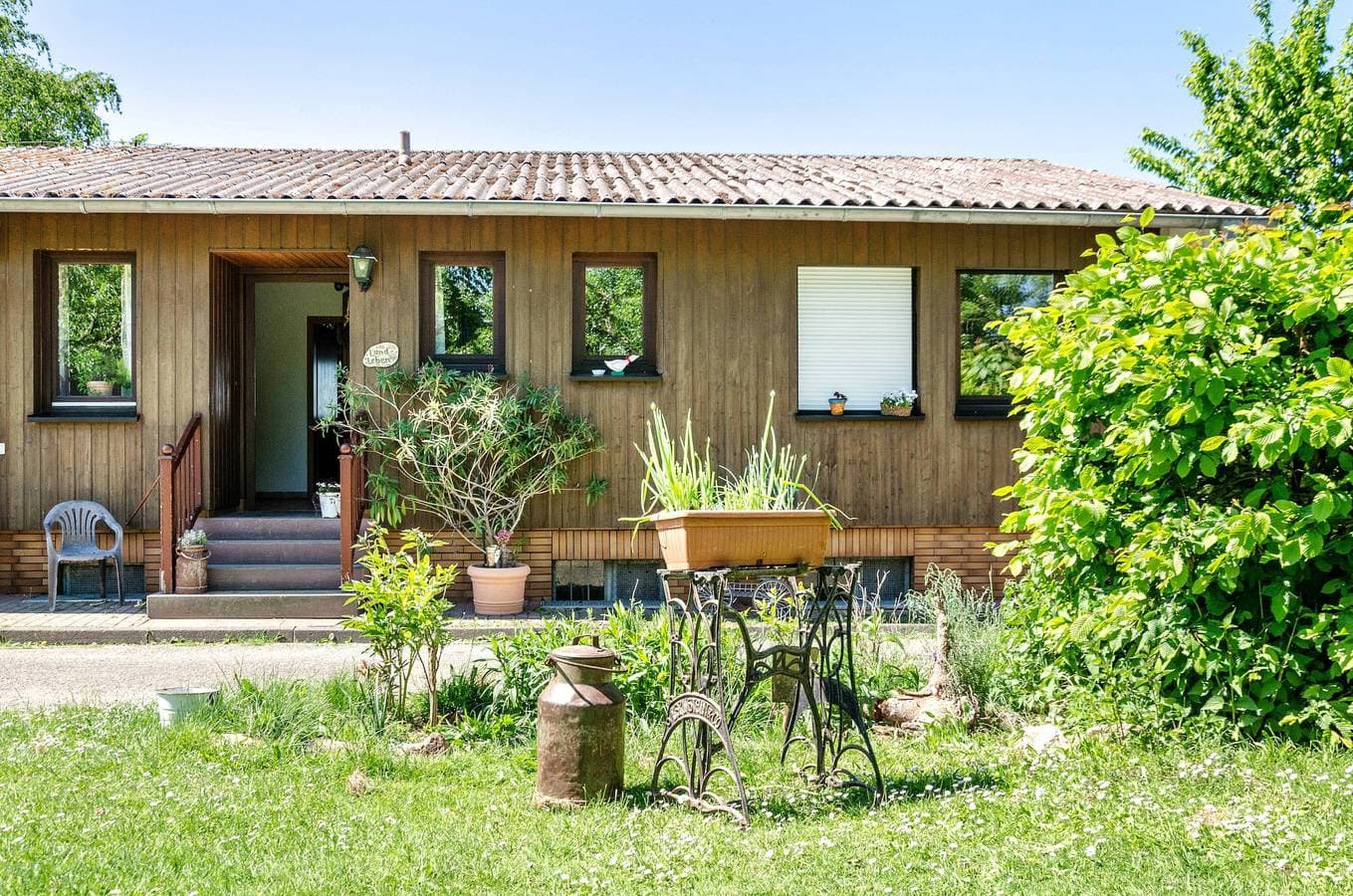 Foto 2 von 35: Ferienwohnung 'Landleben' mit Bergblick und Gemeinschaftsgarten