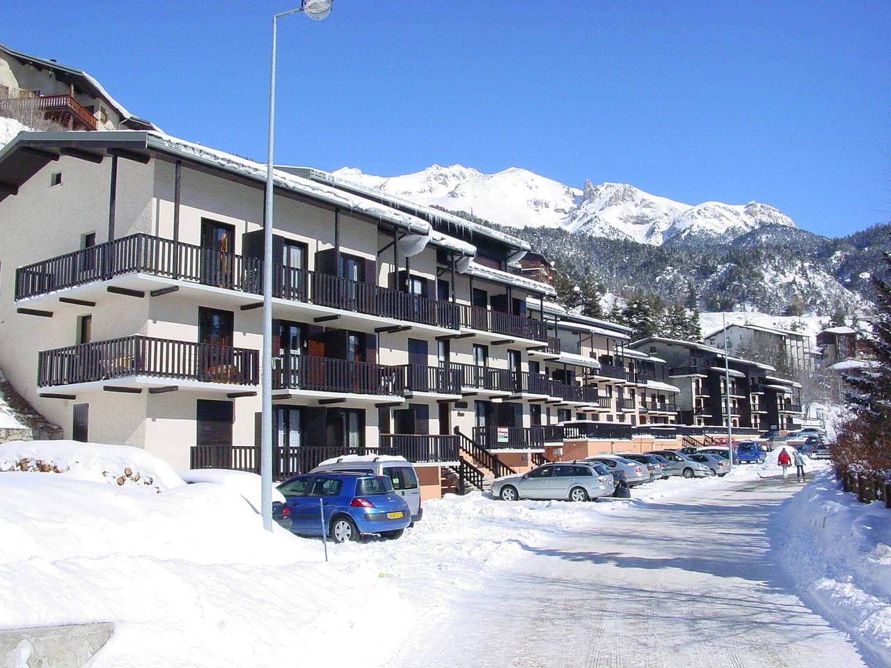Foto 12 von 12: Studio Kabine 2/3 Pers mit großer Terrasse und Bergblick in Aussois