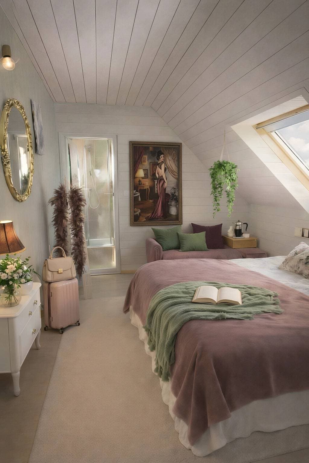 Foto 2 von 18: Gästezimmer „Chambre Belle Époque“ mit gemeinsamer Terrasse, Garten und WLAN