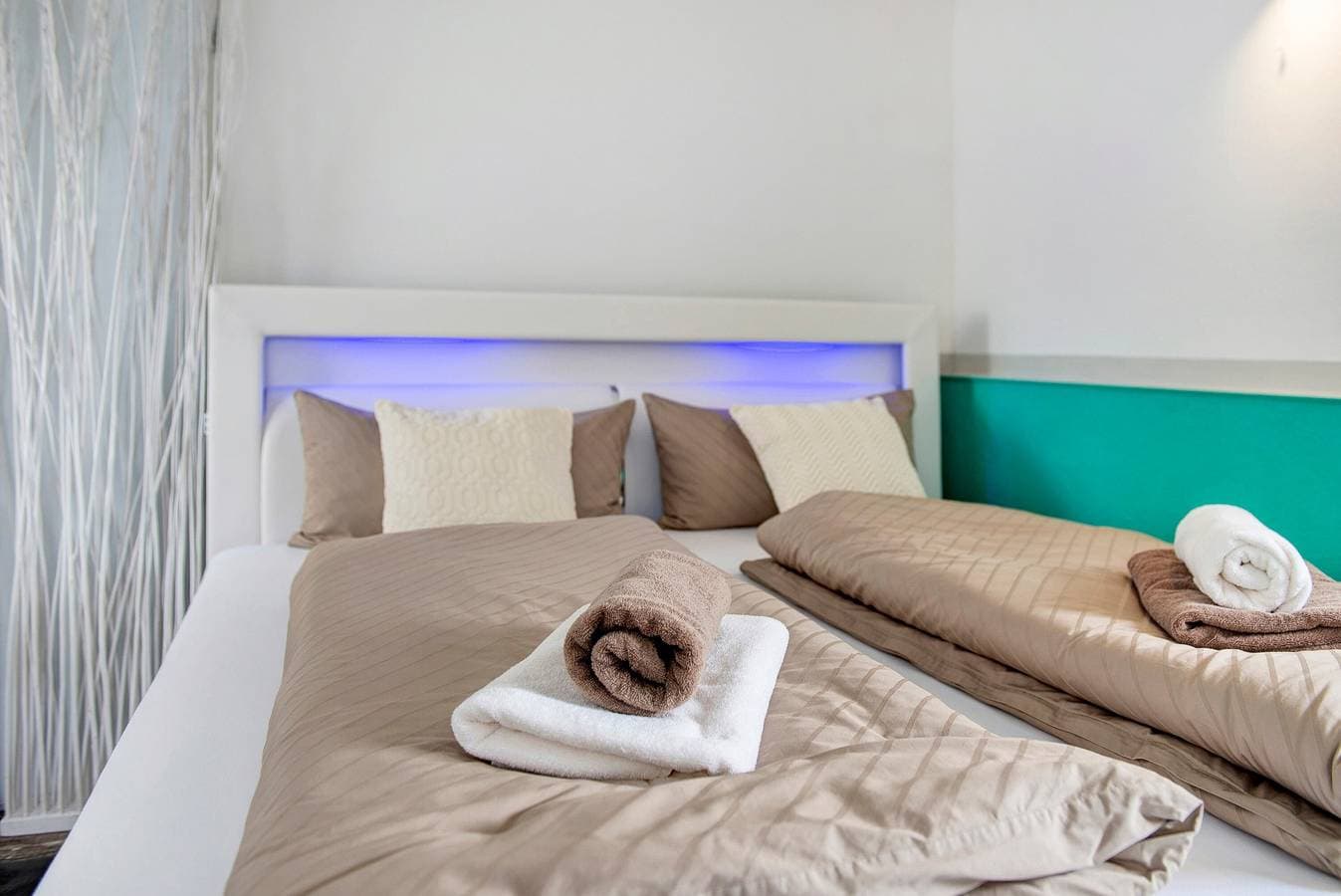Foto 10 von 37: Whirpool und Sauna in neu renovierten Ferienwohnung "Spawo" mit WLAN