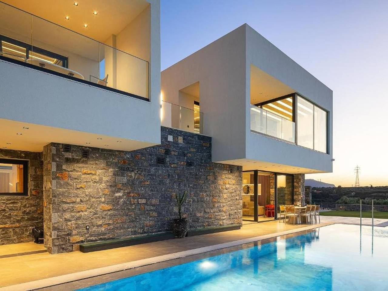 Foto 12 von 74: Villa mit Panoramablick aufs Meer in Chersonissos
