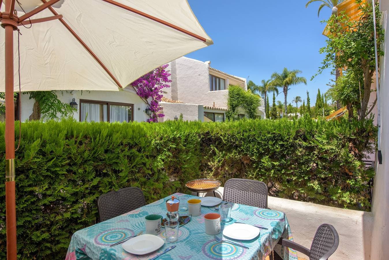 Foto 4 von 27: Klimatisiertes Ferienhaus in Villenkomplex mit Pool, Strand, Spa, Fitness und WLAN