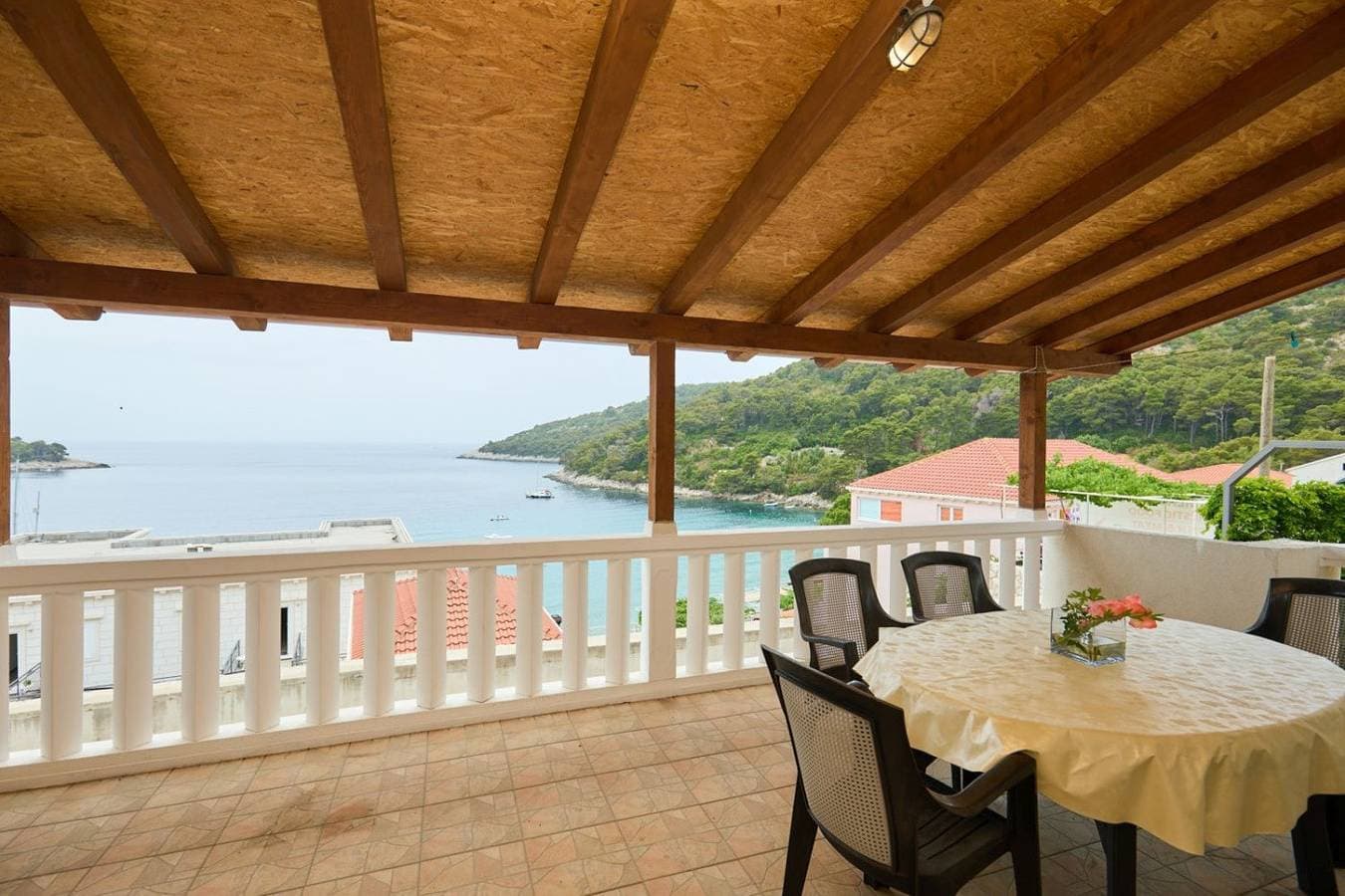 Ferienwohnung in Saplunara mit Meerblick, Terrasse, Klimaanlage, W-Lan (5197-5) 1
