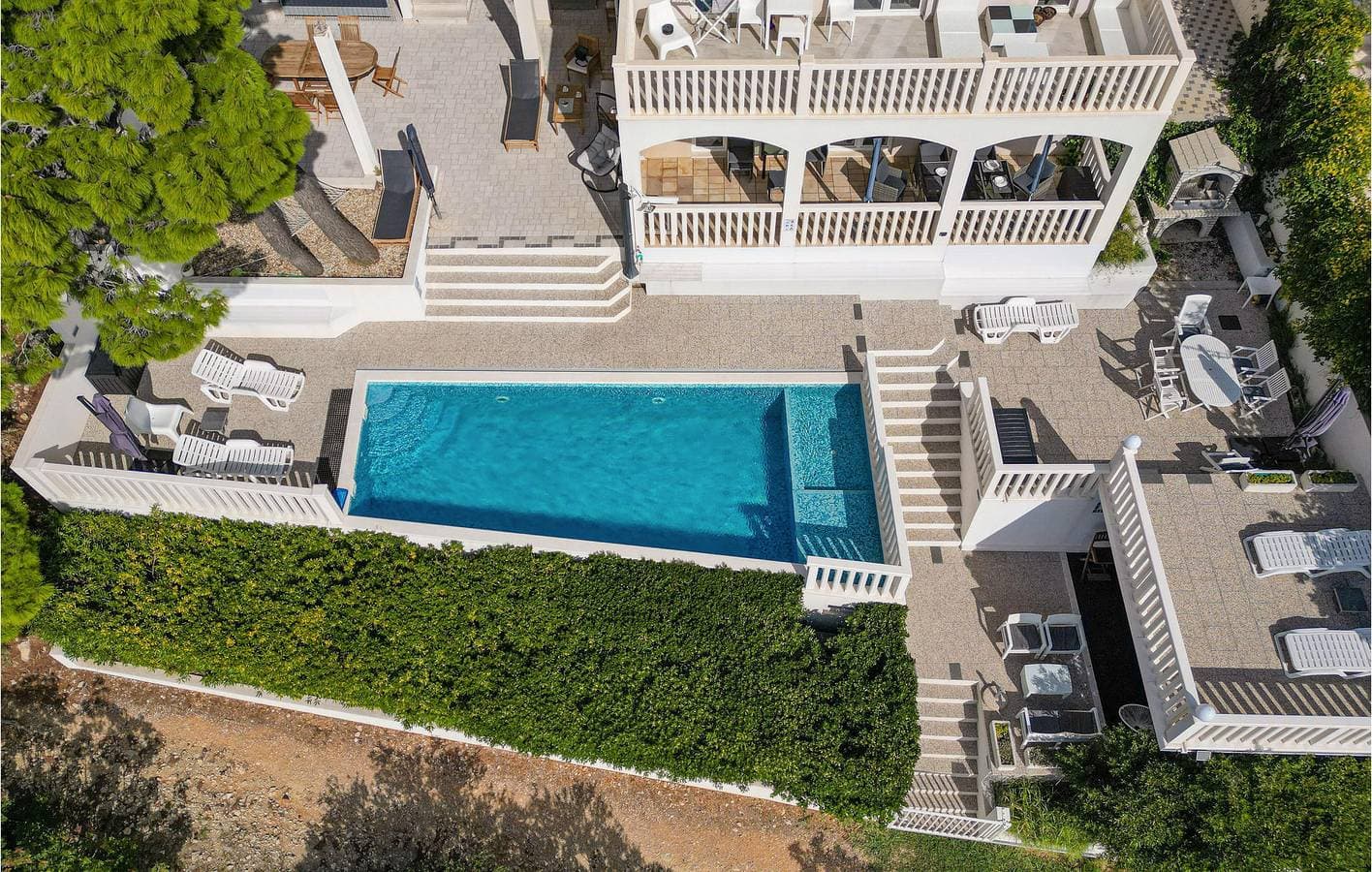Foto 11 von 34: Charmante Unterkunft, 1,5 km vom Strand entfernt: Stilvolles 70 m² großes Apartment mit Pool und WLAN