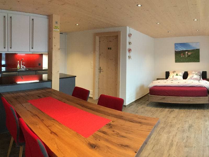 Foto 6 von 10: Ferienwohnung dem Himmel ein Stück näher, Safien-Thalkirch - 1 Zimmer Ferienwohnug für max. 2 Pers. im Eg