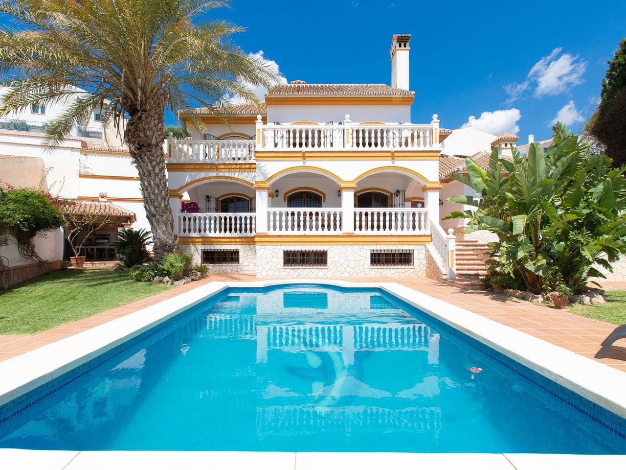 Cala del moral 2 km von Rincón de la Victoria: Schönes, gemütliches Einfamilienhaus Fragata House 1