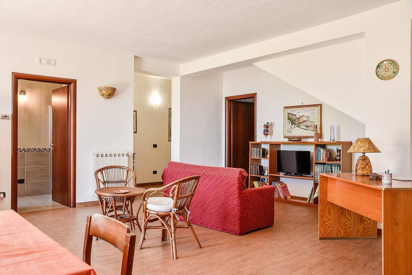 Foto 8 von 30: Ferienwohnung 'Villa Sovareto' mit Meerblick, Gemeinschaftsgarten und WLAN