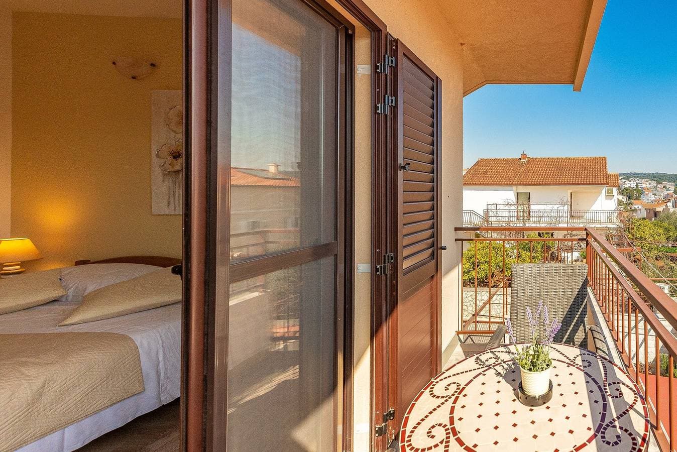 Foto 8 von 30: Apartment mit einem Schlafzimmer Protega A2 mit Balkon in Strandnähe