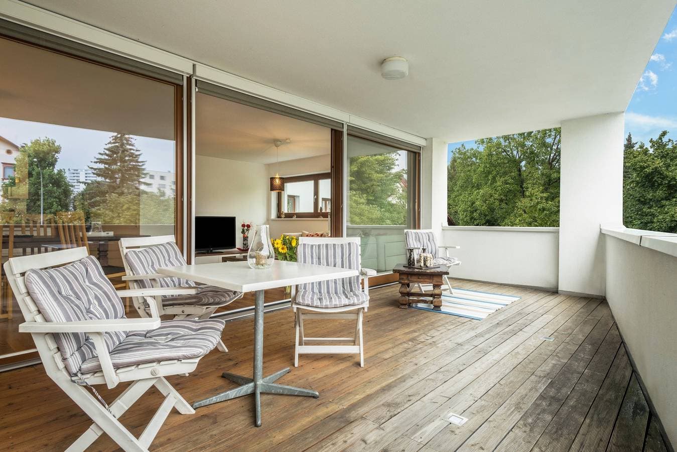 Foto 11 von 23: Gemütliche Ferienwohnung "Felix" mit Balkon, WLAN & TV
