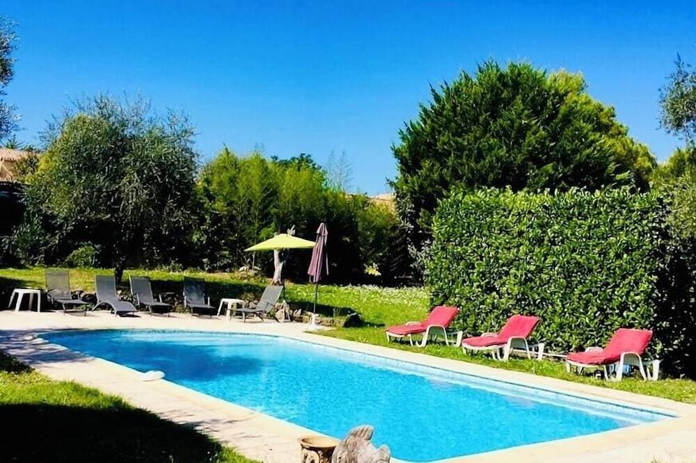 Charming house with air conditioning 5P+cottage +5P Heated pool Setting Provence 1