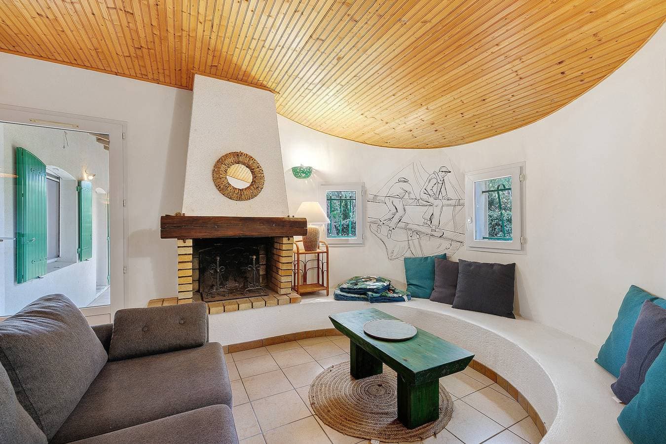 Foto 2 von 31: Villa les amourettes – Ref 1000: Geräumige Villa im privaten Park, 200 m vom Strand