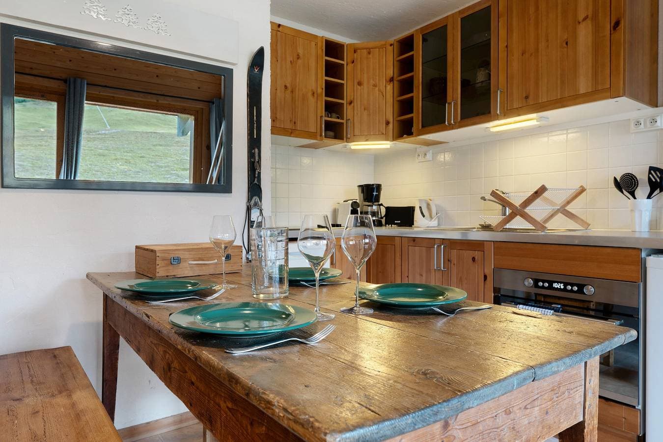 Foto 9 von 29: Appartement Refuge sur Pistes: Plagne Village, Bergblick, Balkon & WLAN