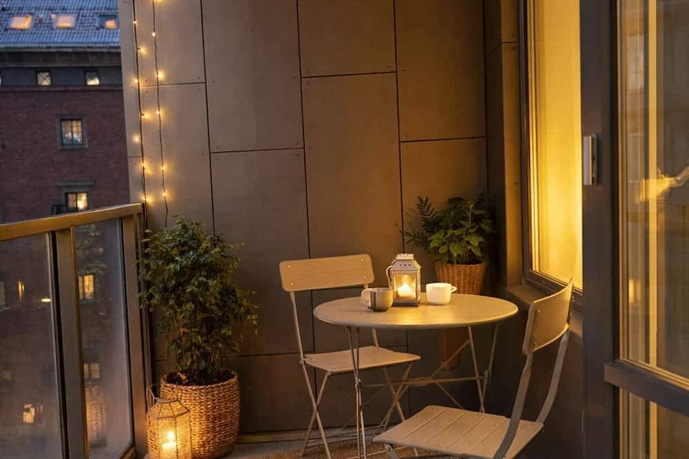 Foto 8 von 8: Modern studio with balcony in central Stockholm