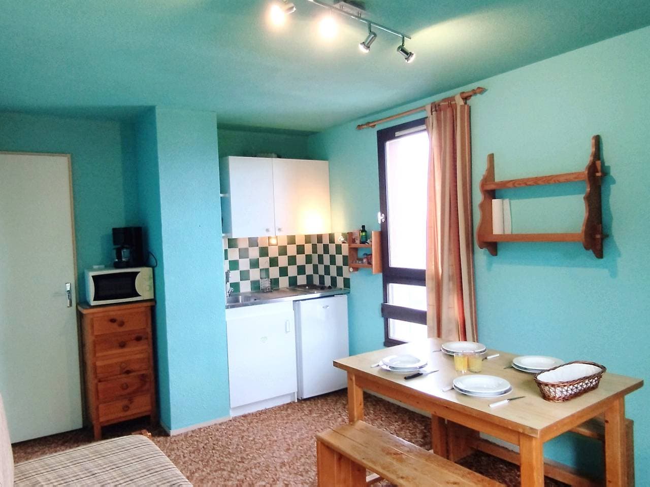 Foto 2 von 13: Skistudio mit Kabine, 5. Etage, Les Adrets-Prapoutel
