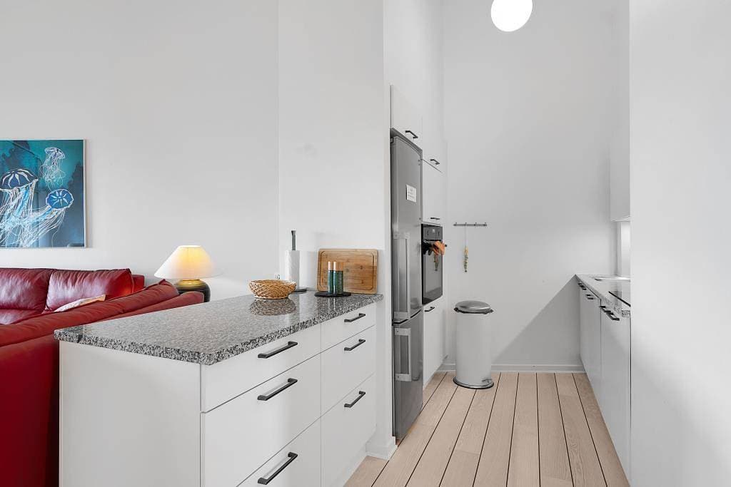 Foto 6 von 19: Schöne Ferienwohnung in erster Reihe mit Panoramablick über die Ebeltoft Buc ht