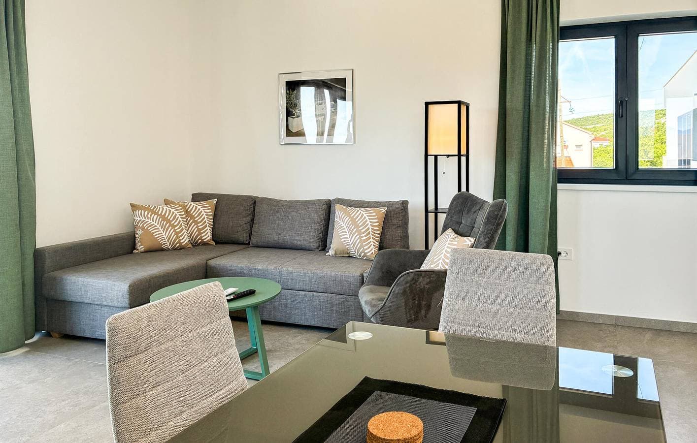 Foto 6 von 26: Gemütliche 1-Zimmer-Wohnung in der Nähe von Novigradsko More mit Außenpool