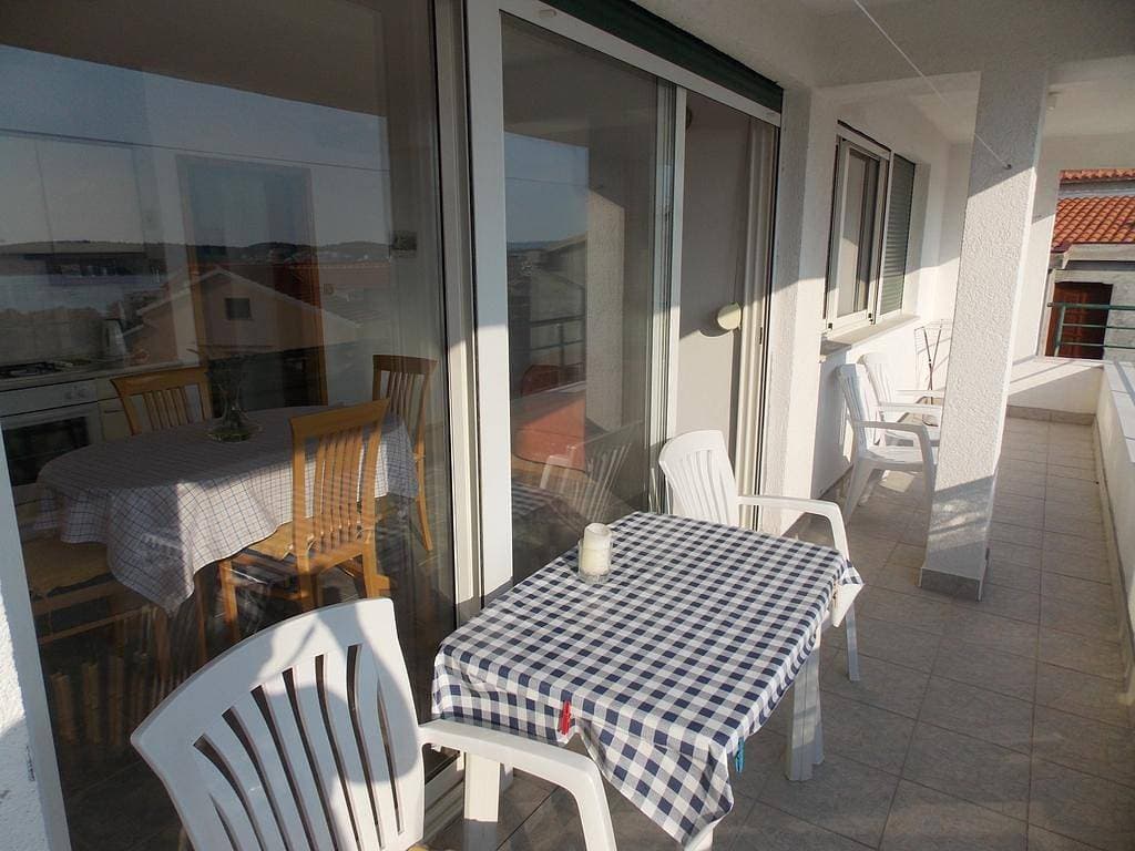 Foto 12 von 28: Ferienwohnung in Trogir mit Meerblick, Balkon, Klimaanlage, W-Lan (4236-3)