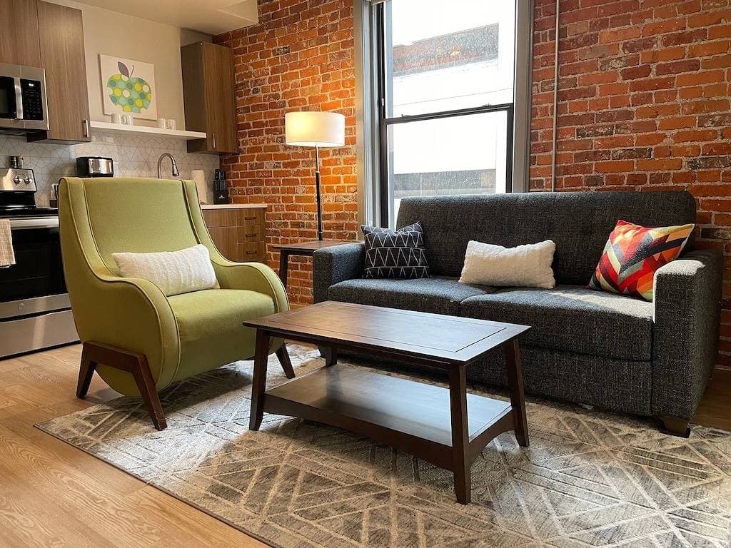 Foto 6 von 21: Ihre zentrale 1 Sz Reisewohnung erwartet Sie in der Innenstadt von Spokane