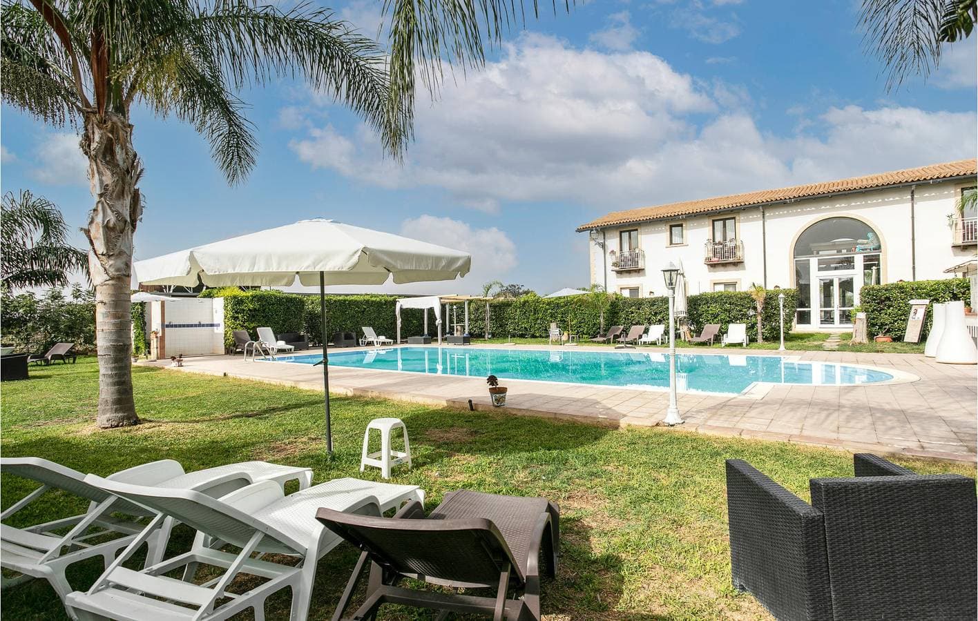 Foto 10 von 27: Gemütliches 65qm Apartment mit Klimaanlage, Pool und Küche